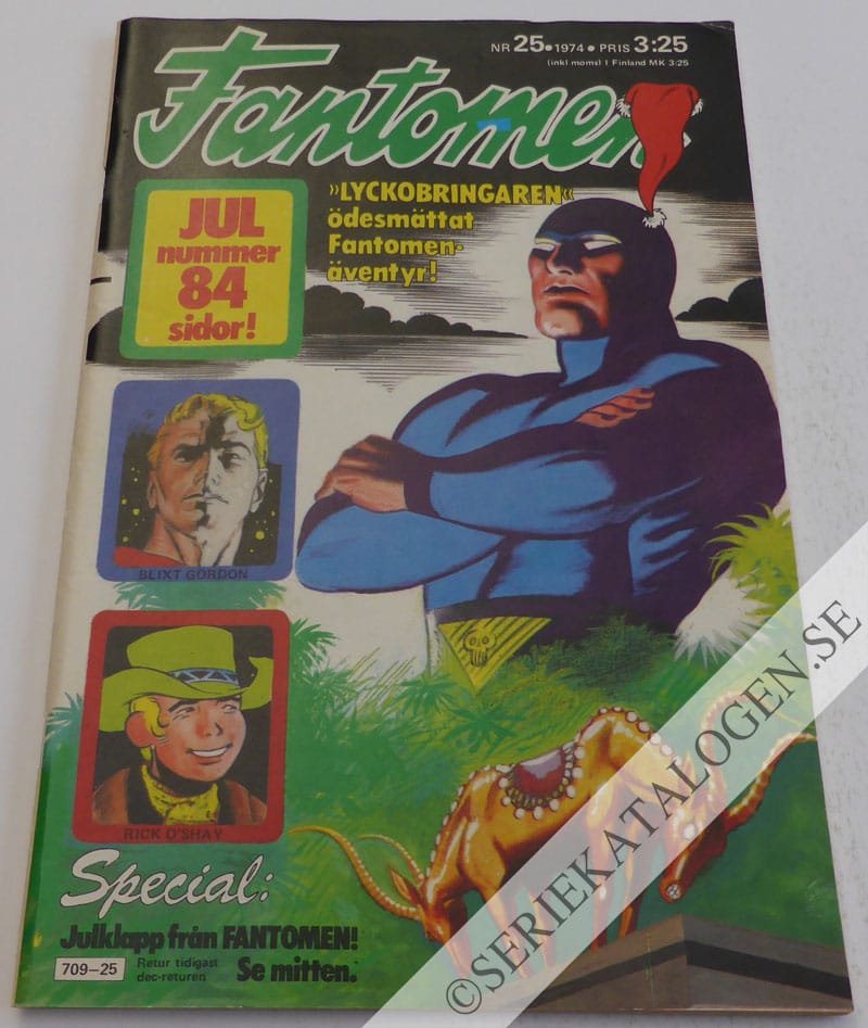 Framsida på Fantomen #25 (1974)