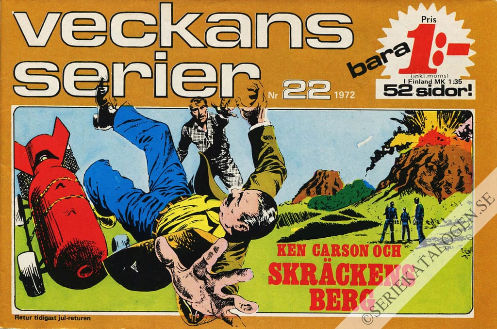 Framsida på Veckans serier #22 (1972)