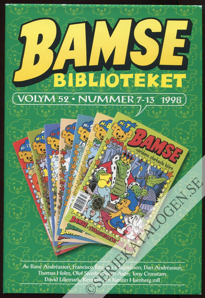 Framsida på Bamsebiblioteket #52 (2013)