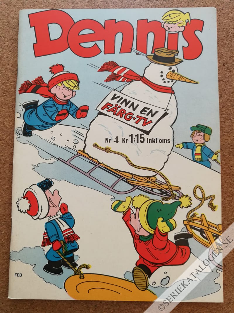 Framsida på Dennis #4 (1968)