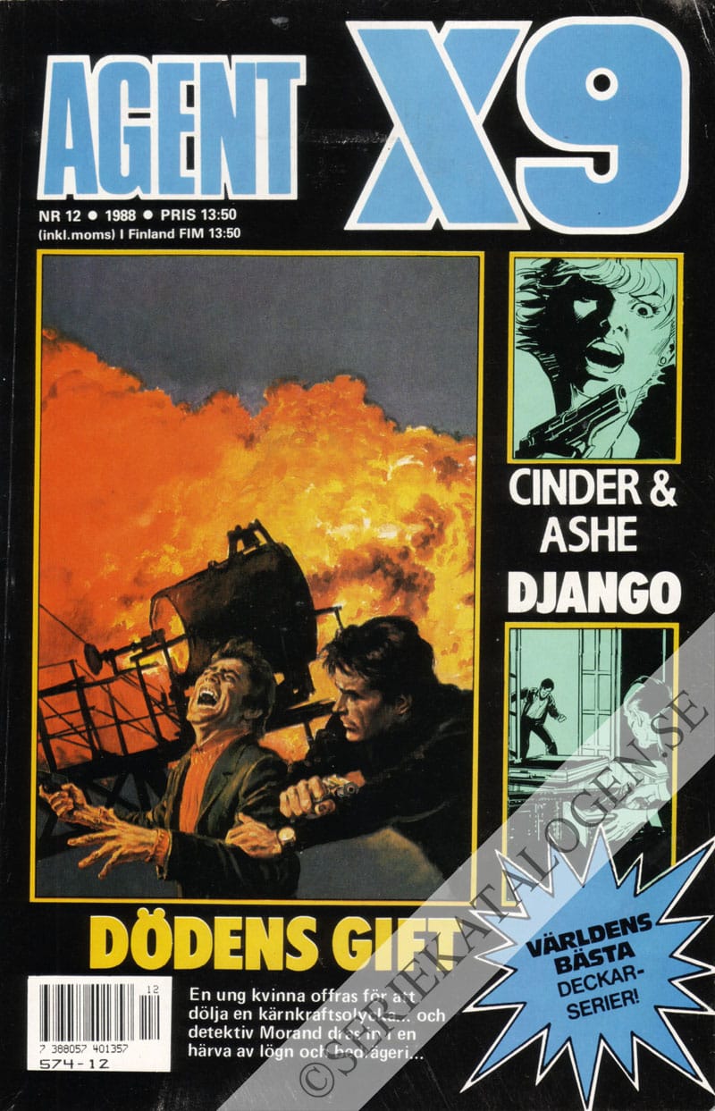 Framsida på Agent X9 #12 (1988)