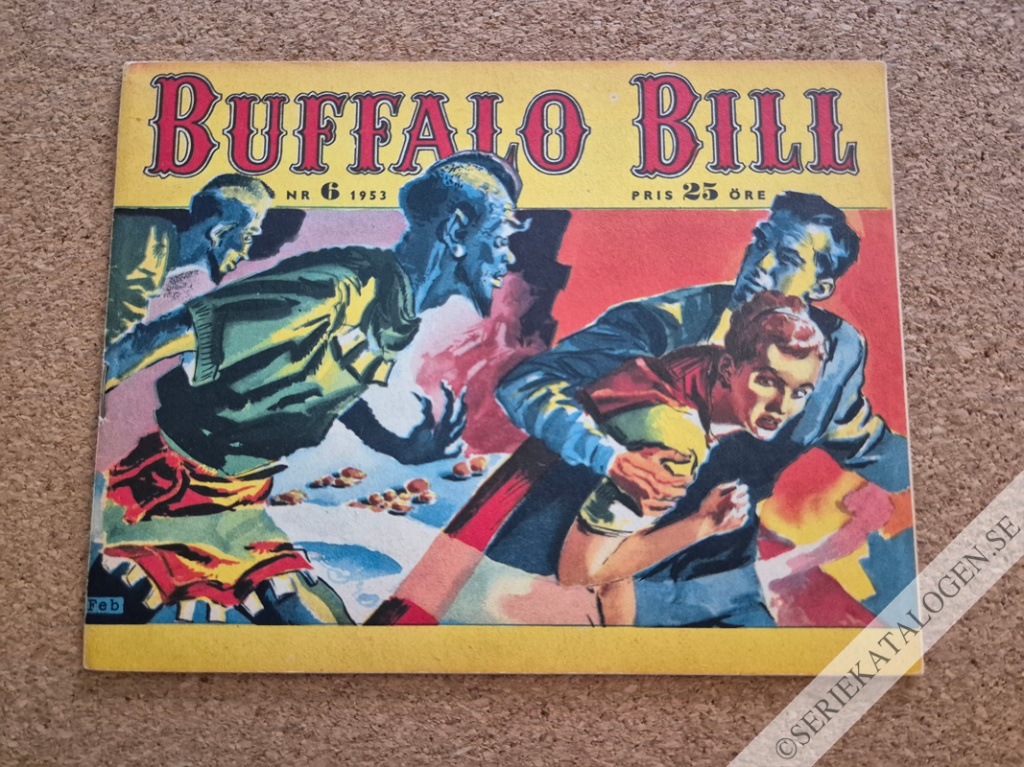 Framsida på Buffalo Bill #6 (1953)