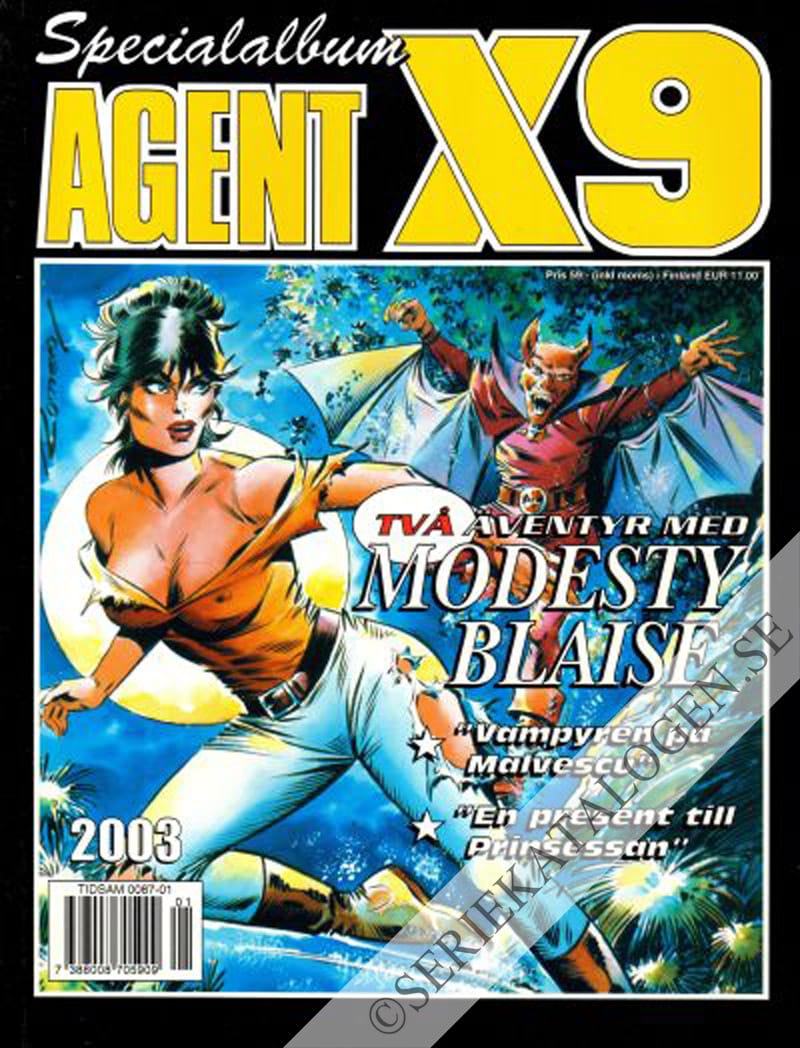 Framsida på Agent X9 specialalbum # (2003)