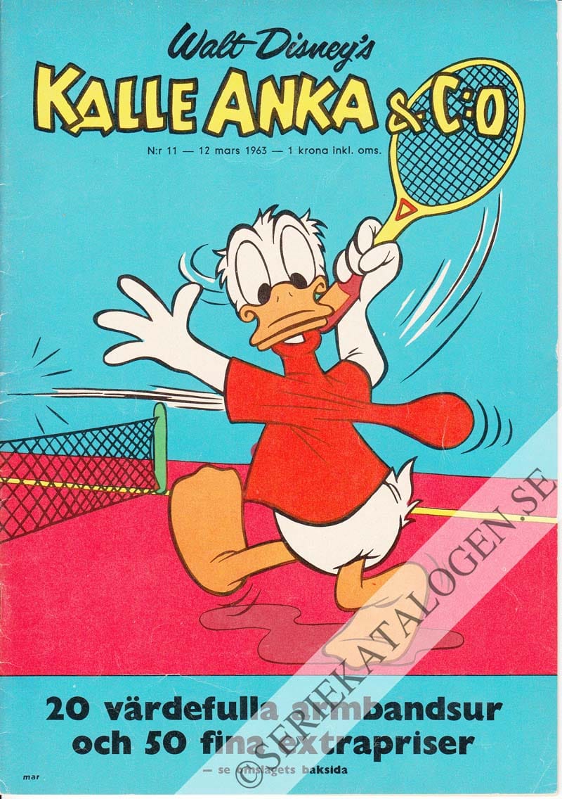 Framsida på Kalle Anka & C:o #11 (1963)