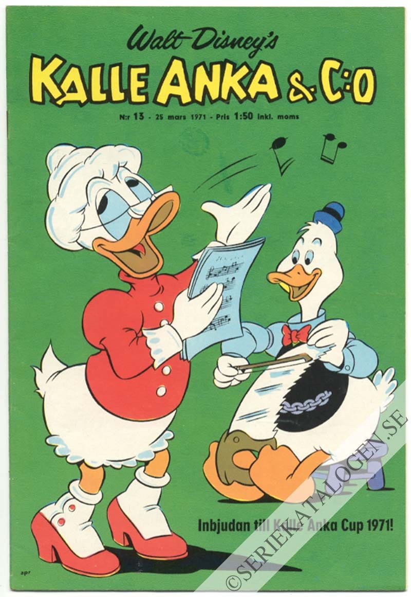 Framsida på Kalle Anka & C:o #13 (1971)