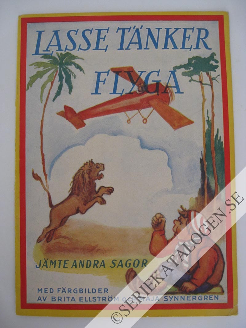 Framsida på Lasse tänker flyga jämte andra sagor # (1949)