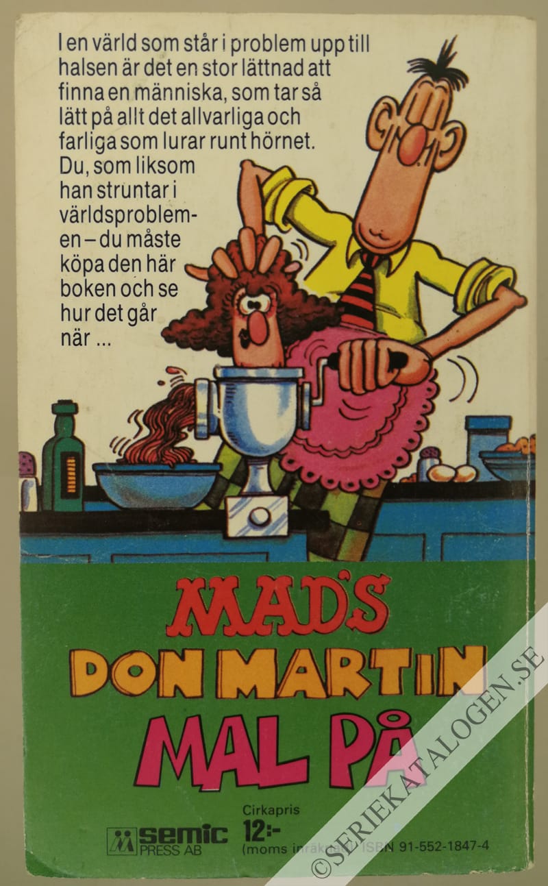 Baksida på MAD's Don Martin mal på (1982)