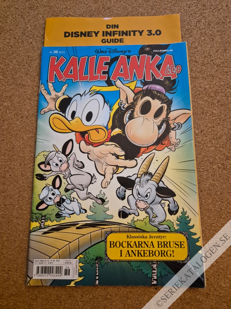 Framsida på Kalle Anka & C:o #36 - Bockarna bruse i Ankeborg! (2015)