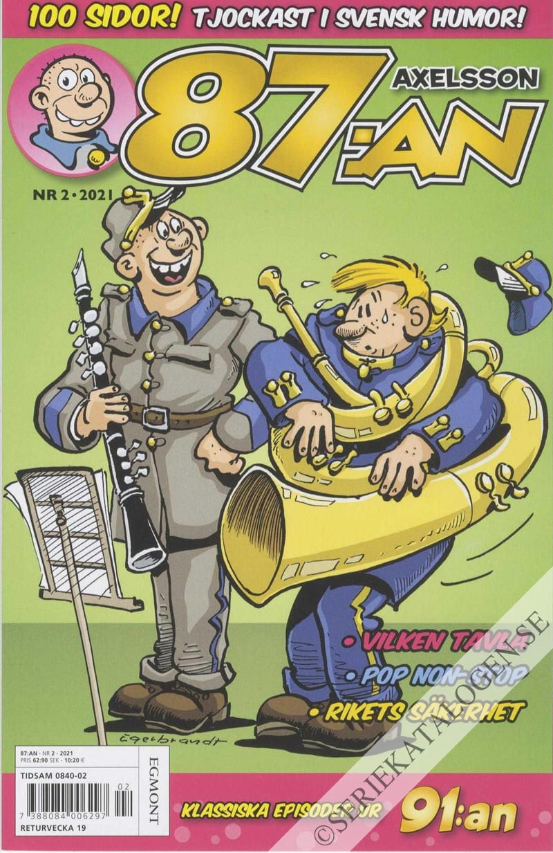 Framsida på 87:an Axelsson #2 (2021)