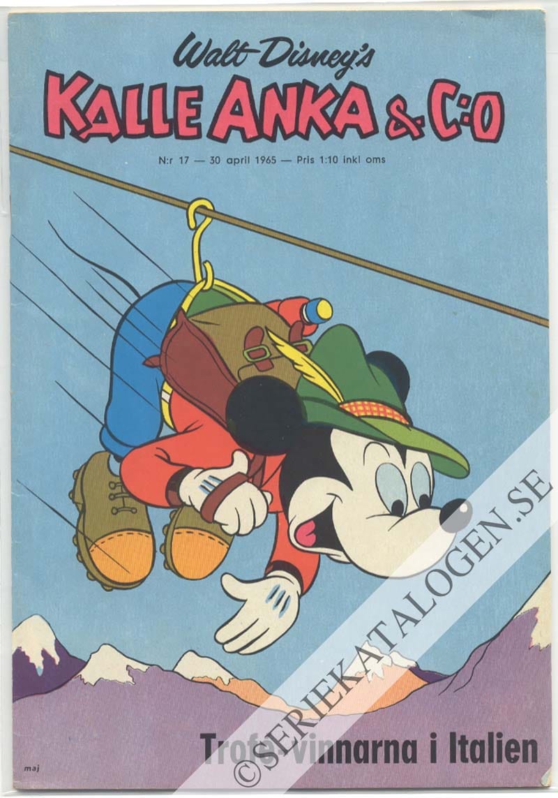Framsida på Kalle Anka & C:o #17 (1965)