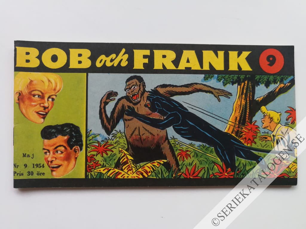 Framsida på Bob och Frank #9 (1954)