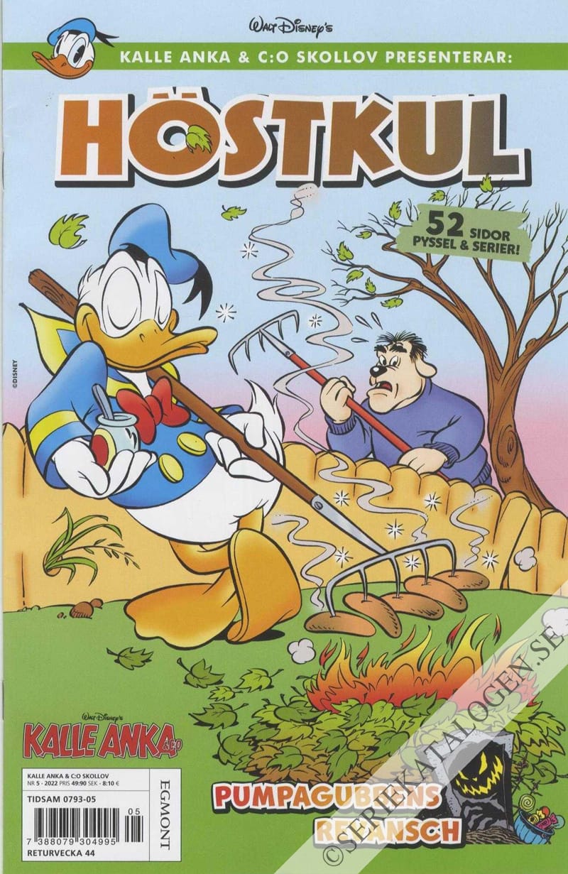 Framsida på Kalle Anka & C:o - Skollov #5 - Kalle Anka & C:o skollov presenterar: Höstkul (2022)