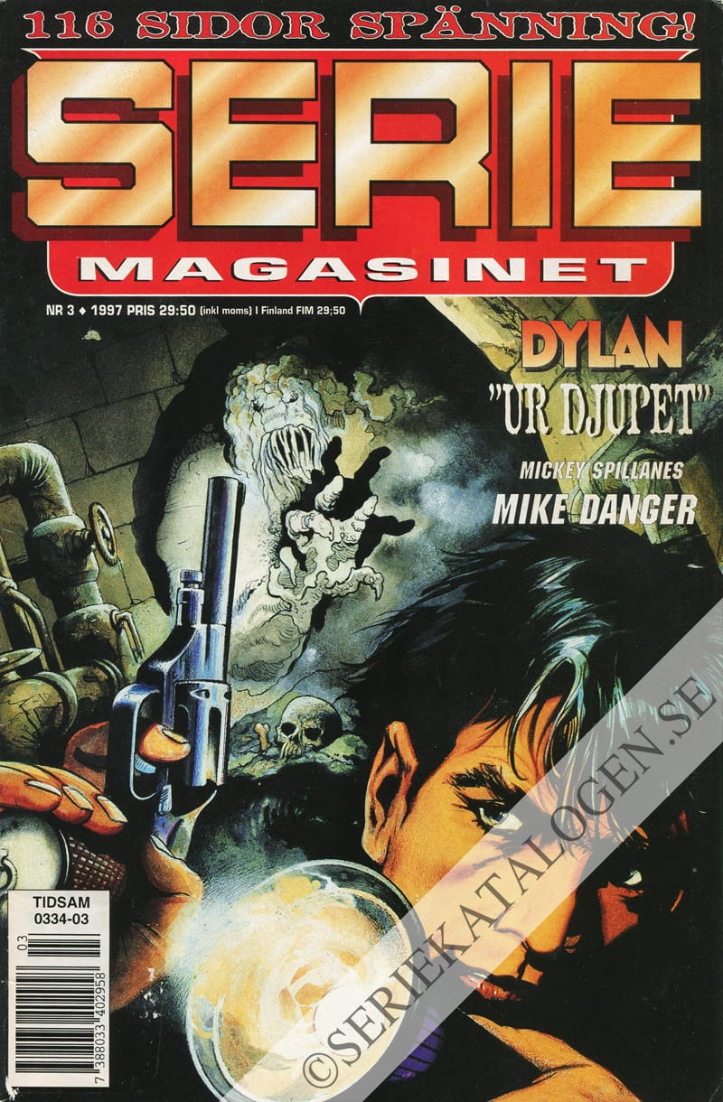 Framsida på Seriemagasinet #3 (1997)