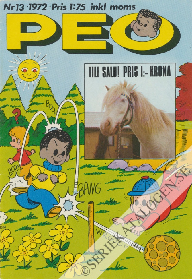 Framsida på Peo #13 (1972)