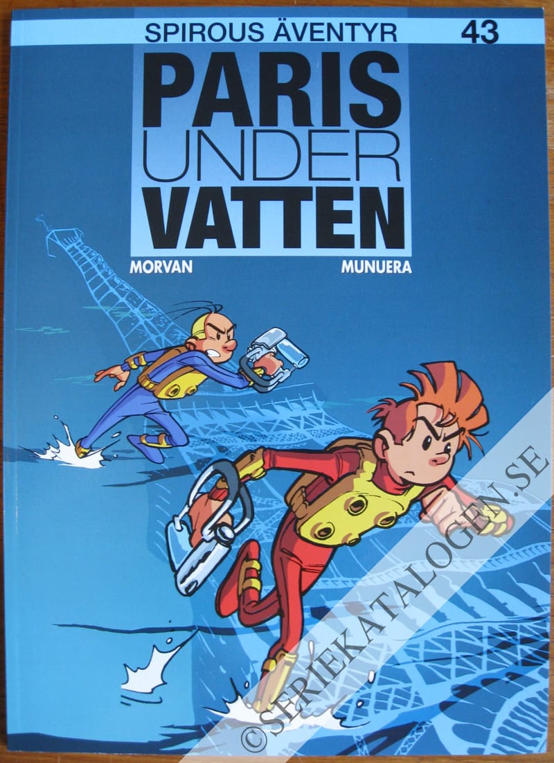 Framsida på Spirous äventyr Paris under vatten (2004)