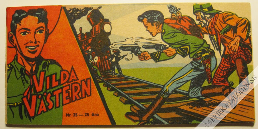 Framsida på Vilda Västern #25 (1955)