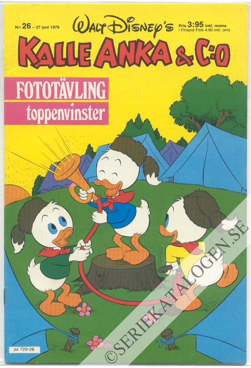Framsida på Kalle Anka & C:o #26 (1979)