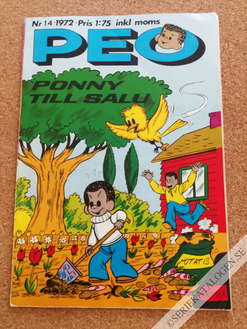 Framsida på Peo #14 (1972)