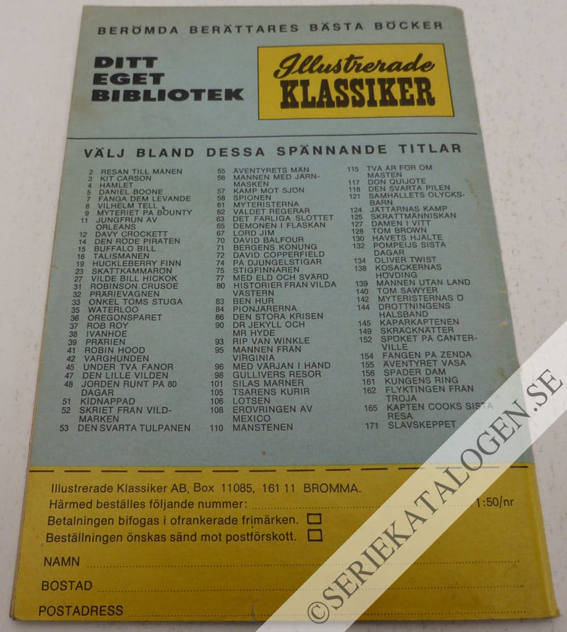 Baksida på Den stora bluffen (1970)