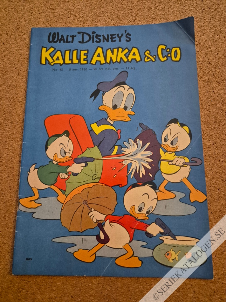 Framsida på Kalle Anka & C:o #45 (1960)