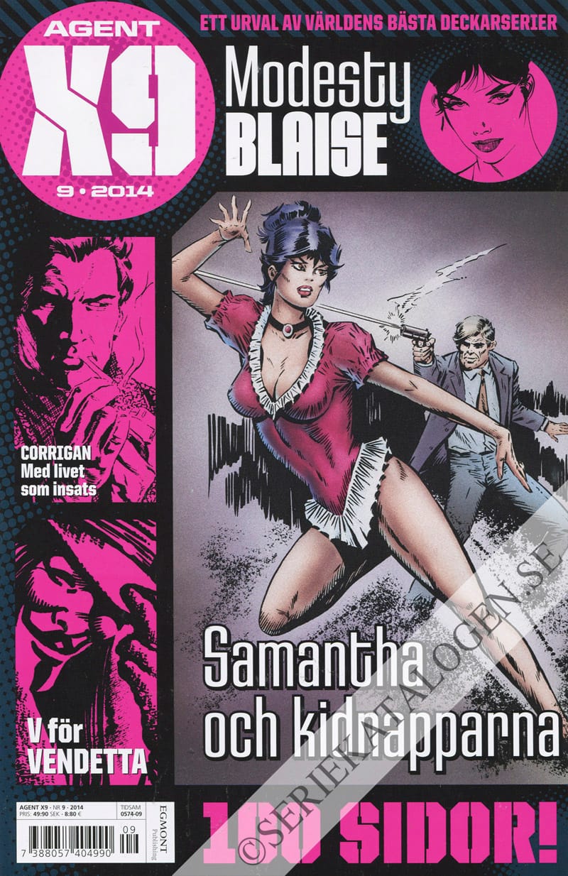 Framsida på Agent X9 #9 (2014)