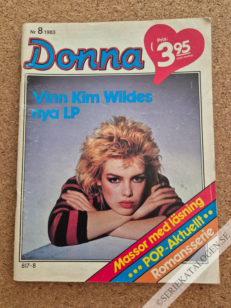 Framsida på Donna #8 (1983)