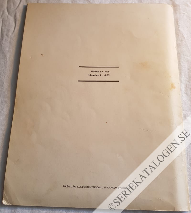 Baksida på Barna Hedenhös reser till Egypten (1955)