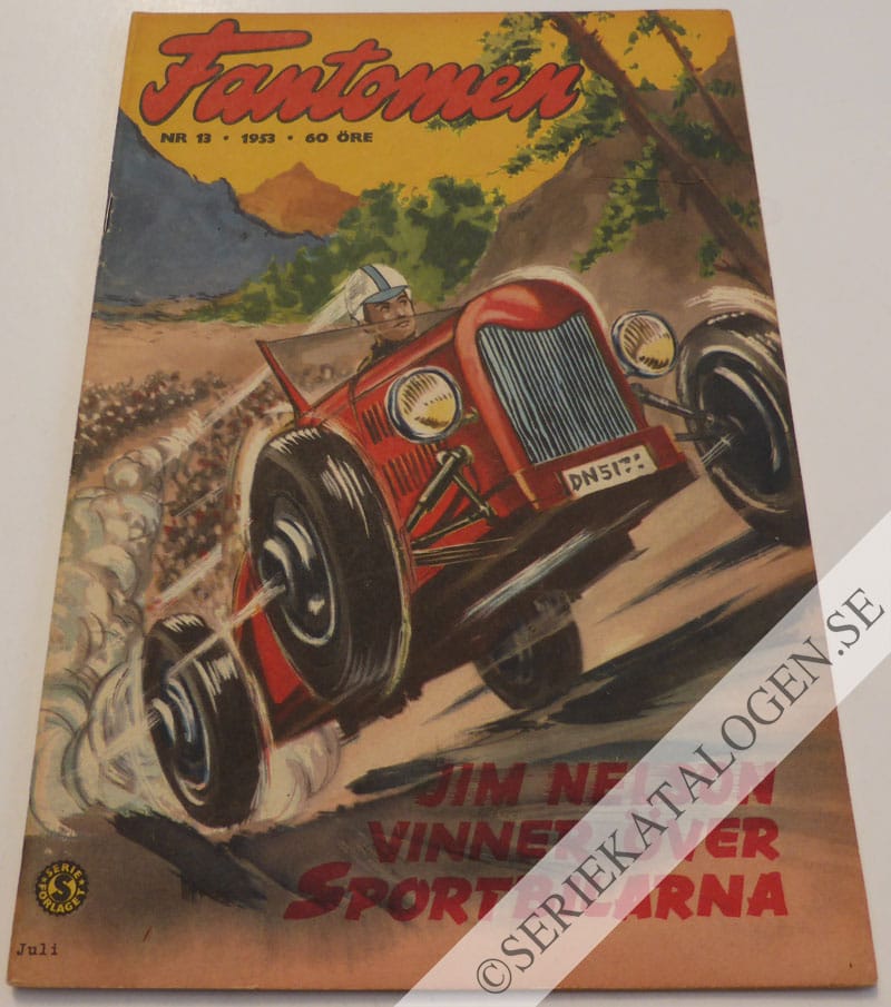 Framsida på Fantomen #13 (1953)