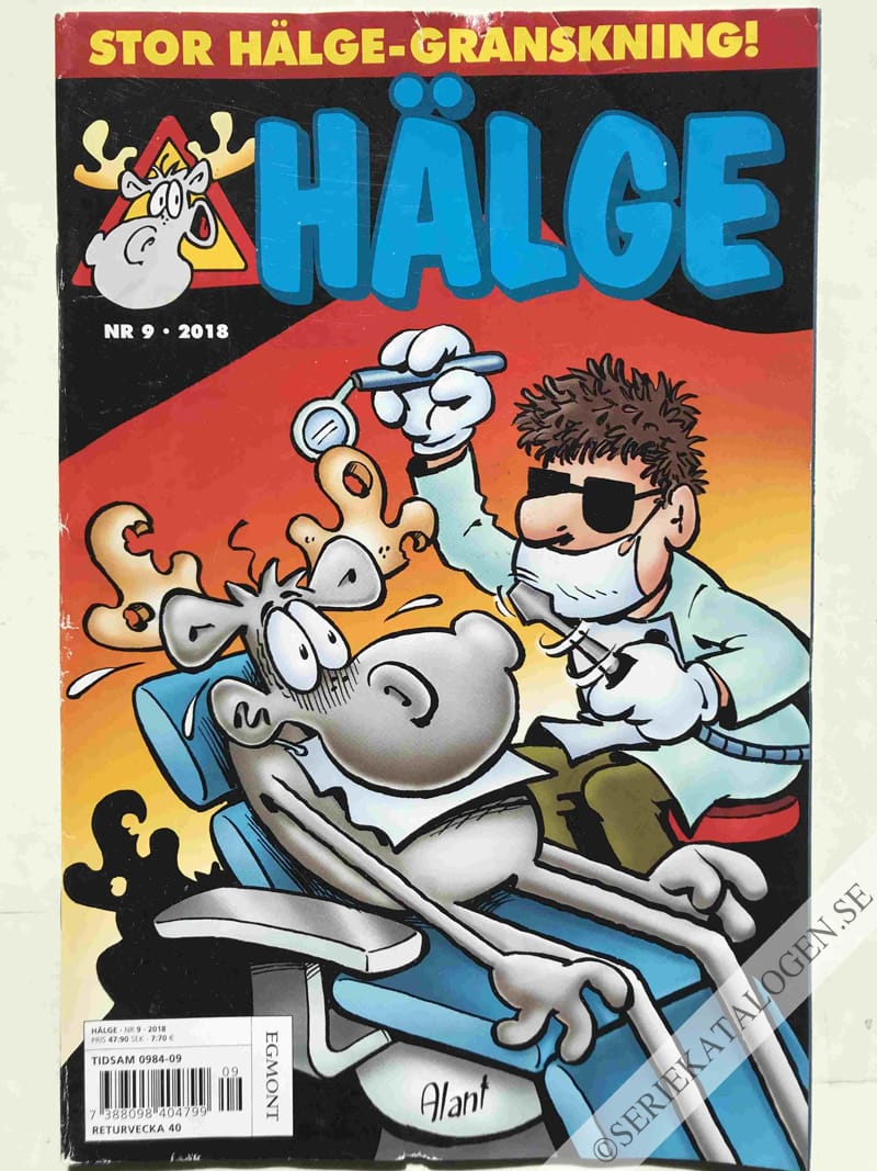 Framsida på Hälge #9 (2018)