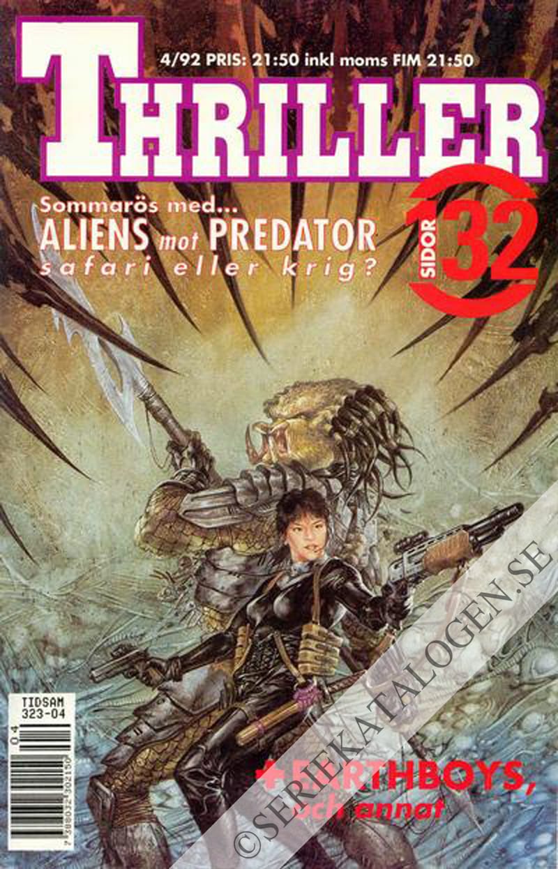 Framsida på Thriller #4 (1992)