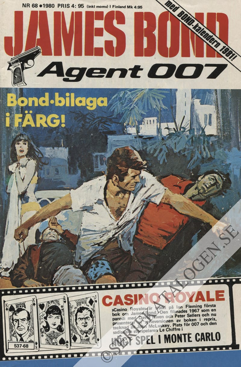 Framsida på James Bond agent 007 #68 (1980)