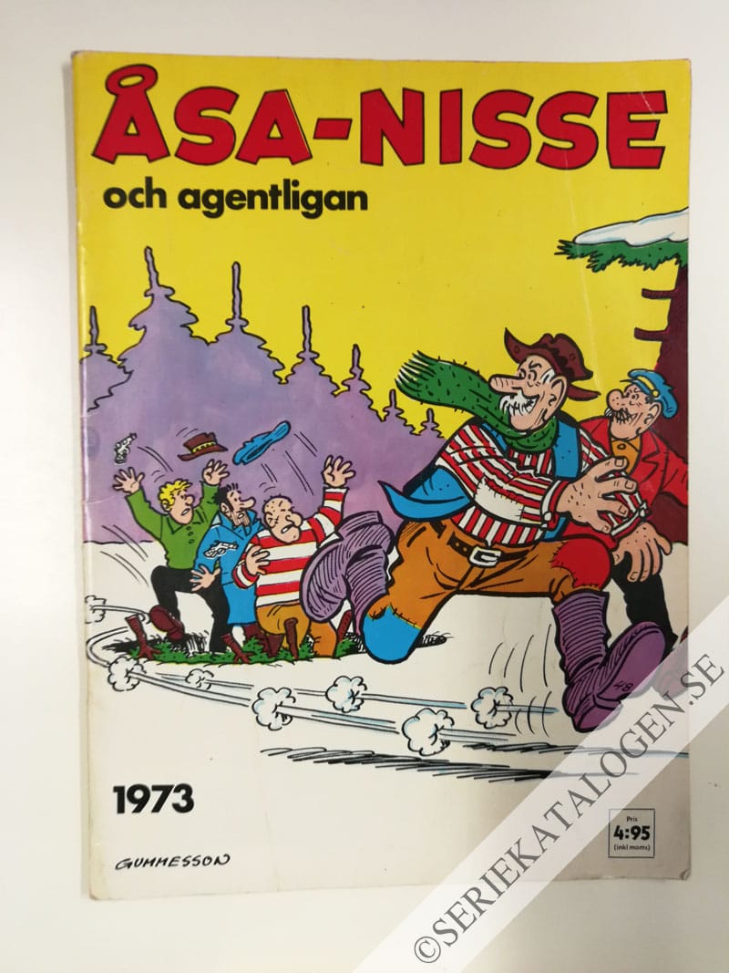 Framsida på Åsa-Nisse Åsa-Nisse och agentligen (1972)