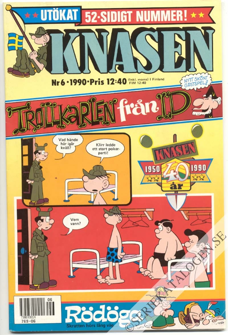 Framsida på Knasen #6 (1990)