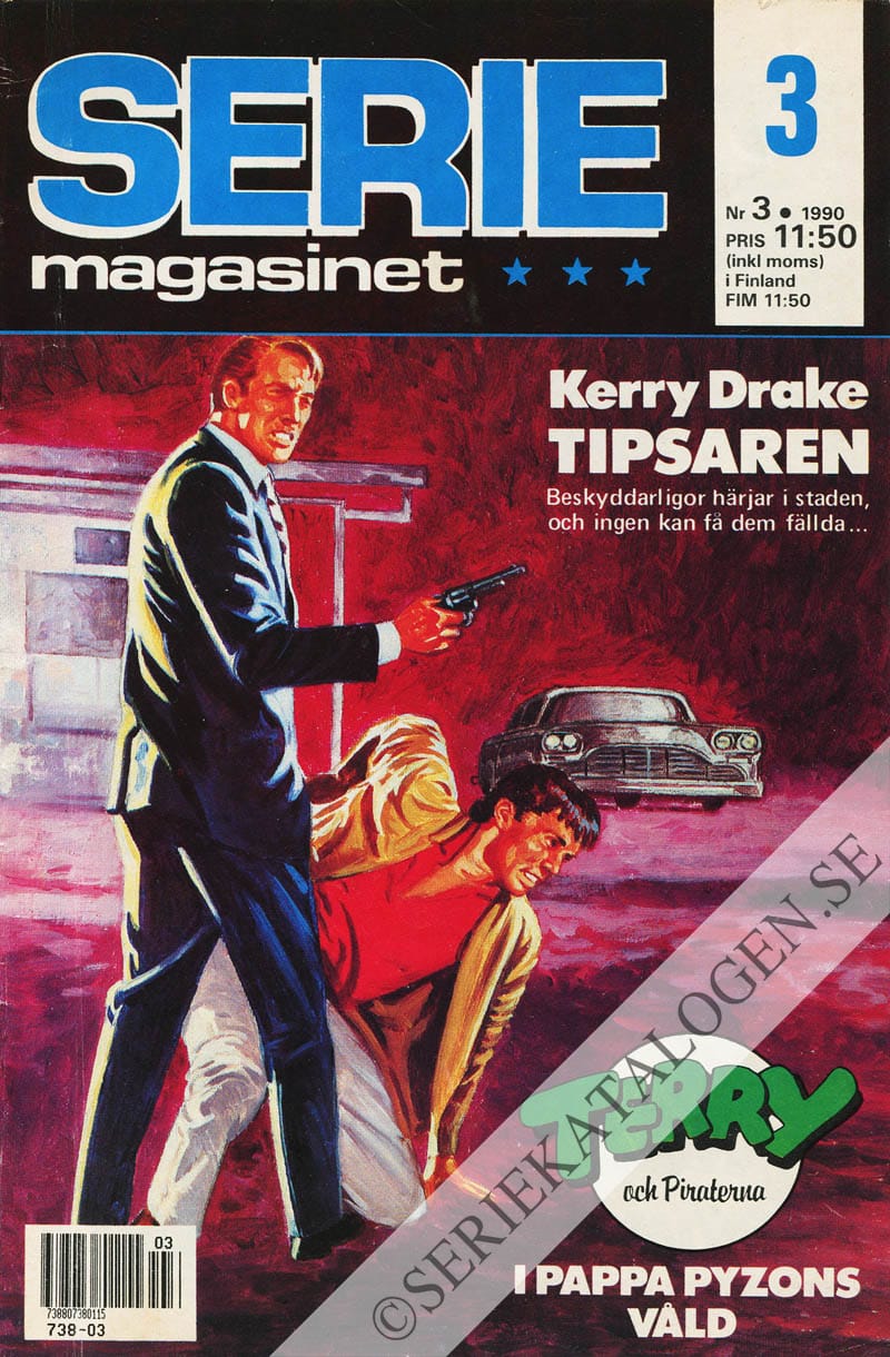 Framsida på Seriemagasinet #3 (1990)