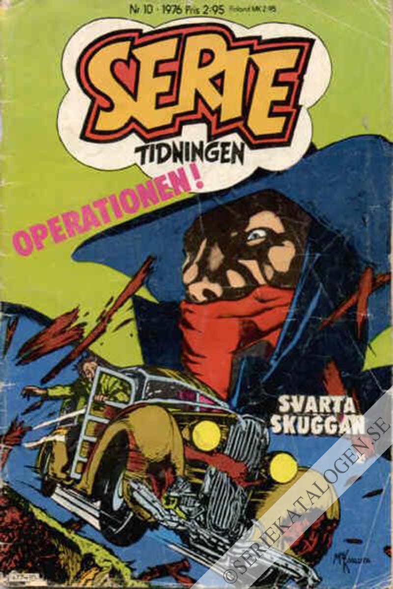 Framsida på Serietidningen #10 (1976)