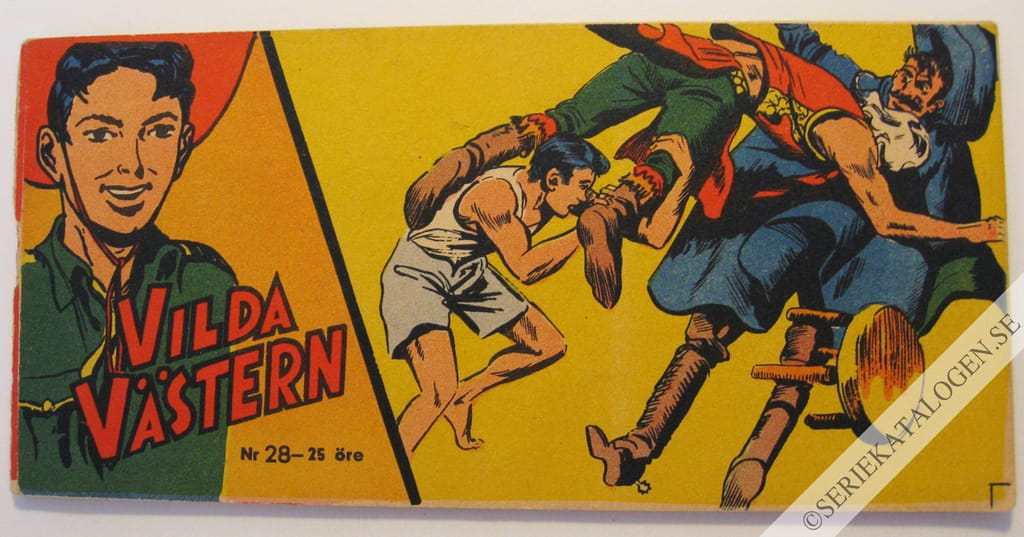 Framsida på Vilda Västern #28 (1957)