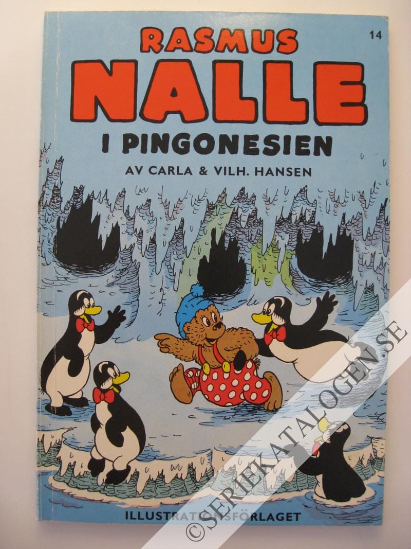 Framsida på Rasmus Nalle Rasmus Nalle i Pingonesien (196?)