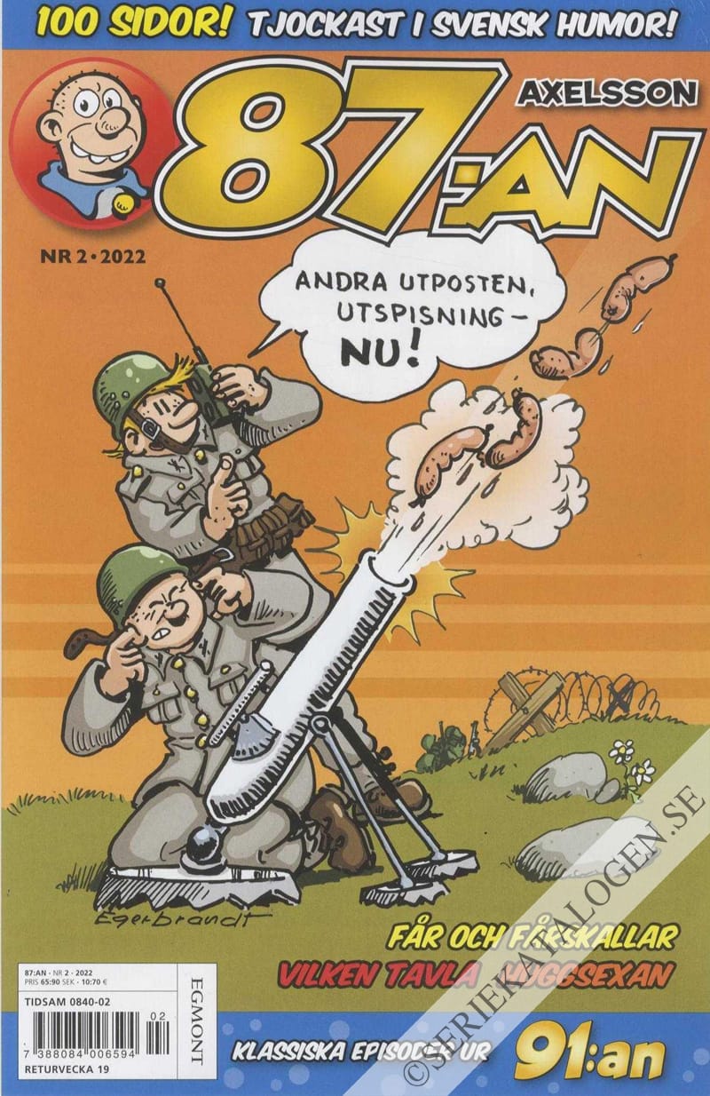 Framsida på 87:an Axelsson #2 (2022)
