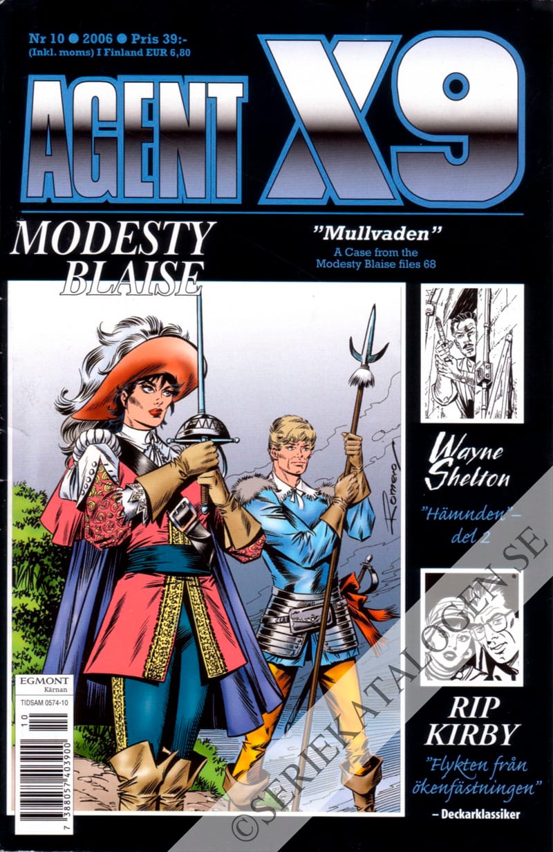 Framsida på Agent X9 #10 (2006)