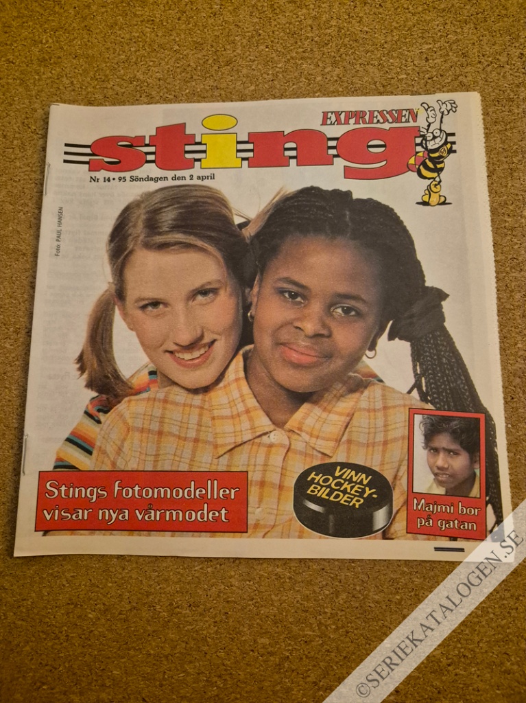 Framsida på Sting-Expressen #14 (1995)