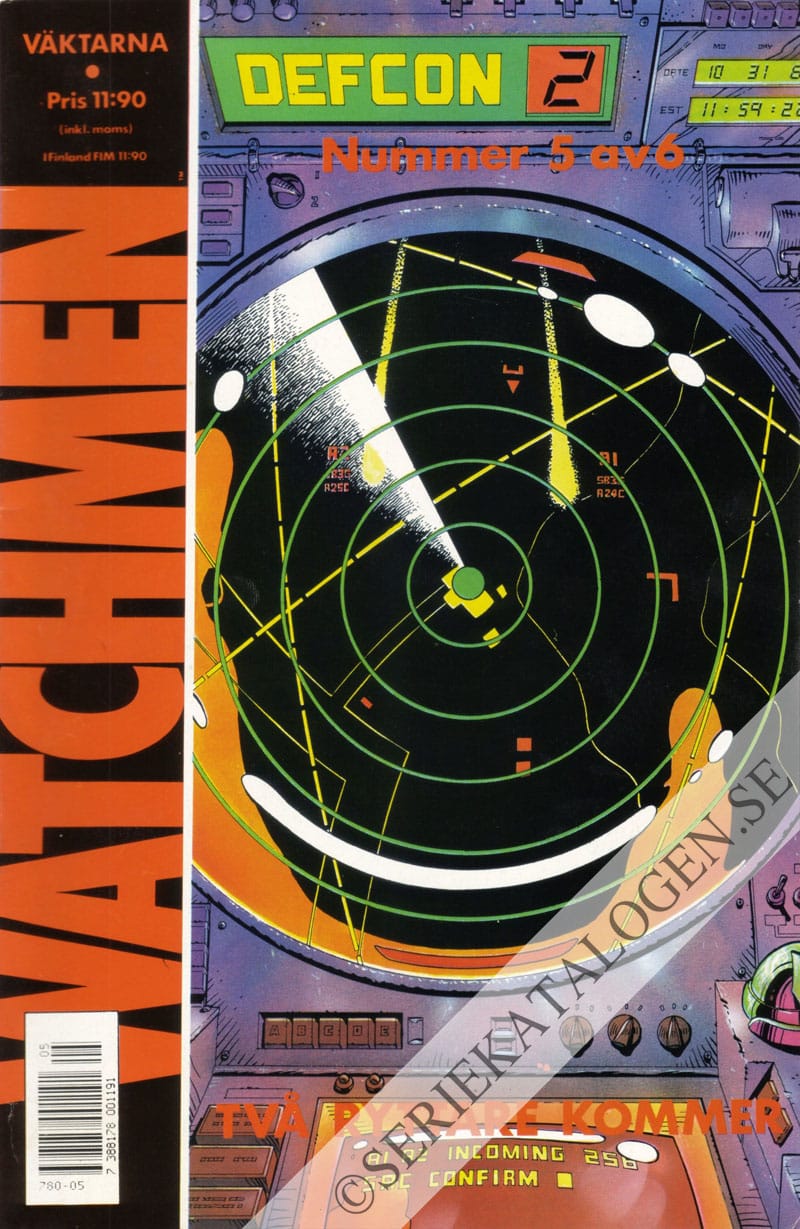 Framsida på Watchmen Två ryttare kommer (1987)