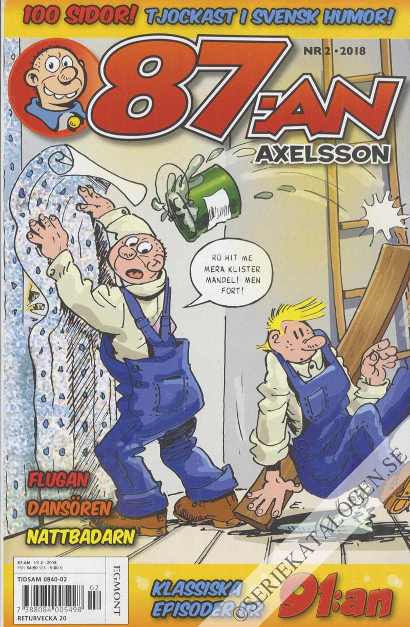 Framsida på 87:an Axelsson #2 (2018)