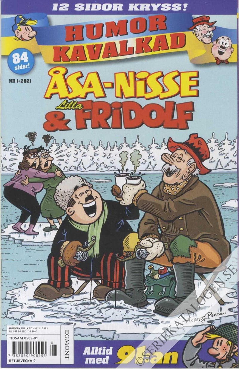 Framsida på Humorkavalkad #1 (2021)