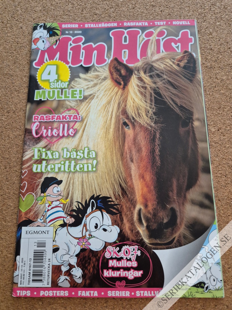 Framsida på Min häst #13 (2020)