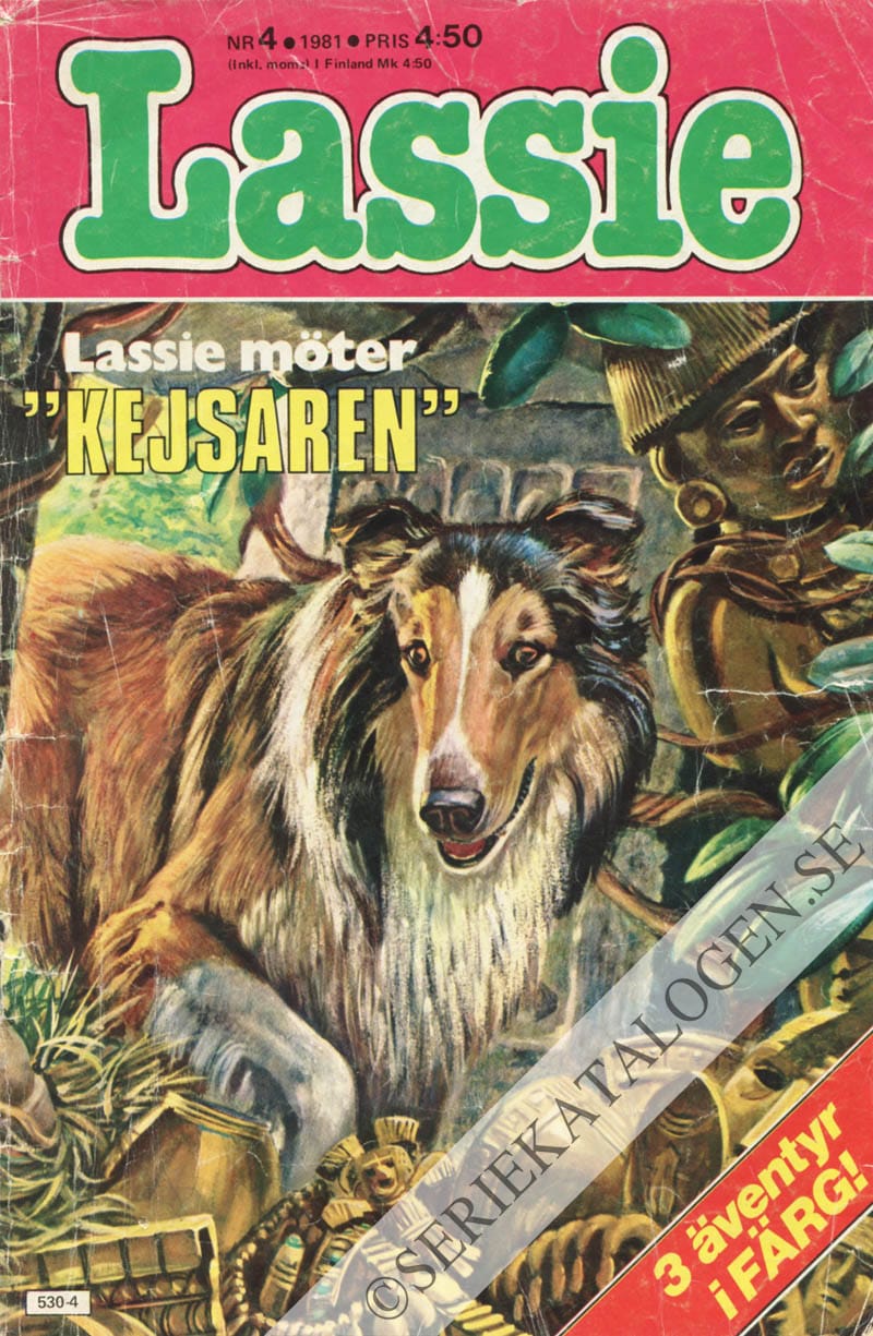 Framsida på Lassie #4 (1981)