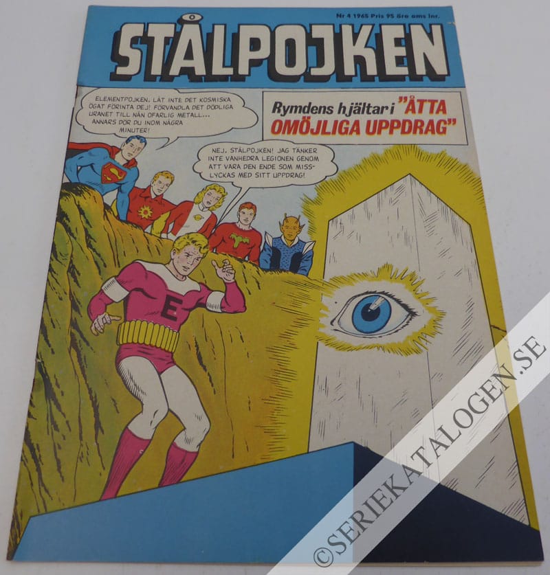 Framsida på Stålpojken #4 (1965)