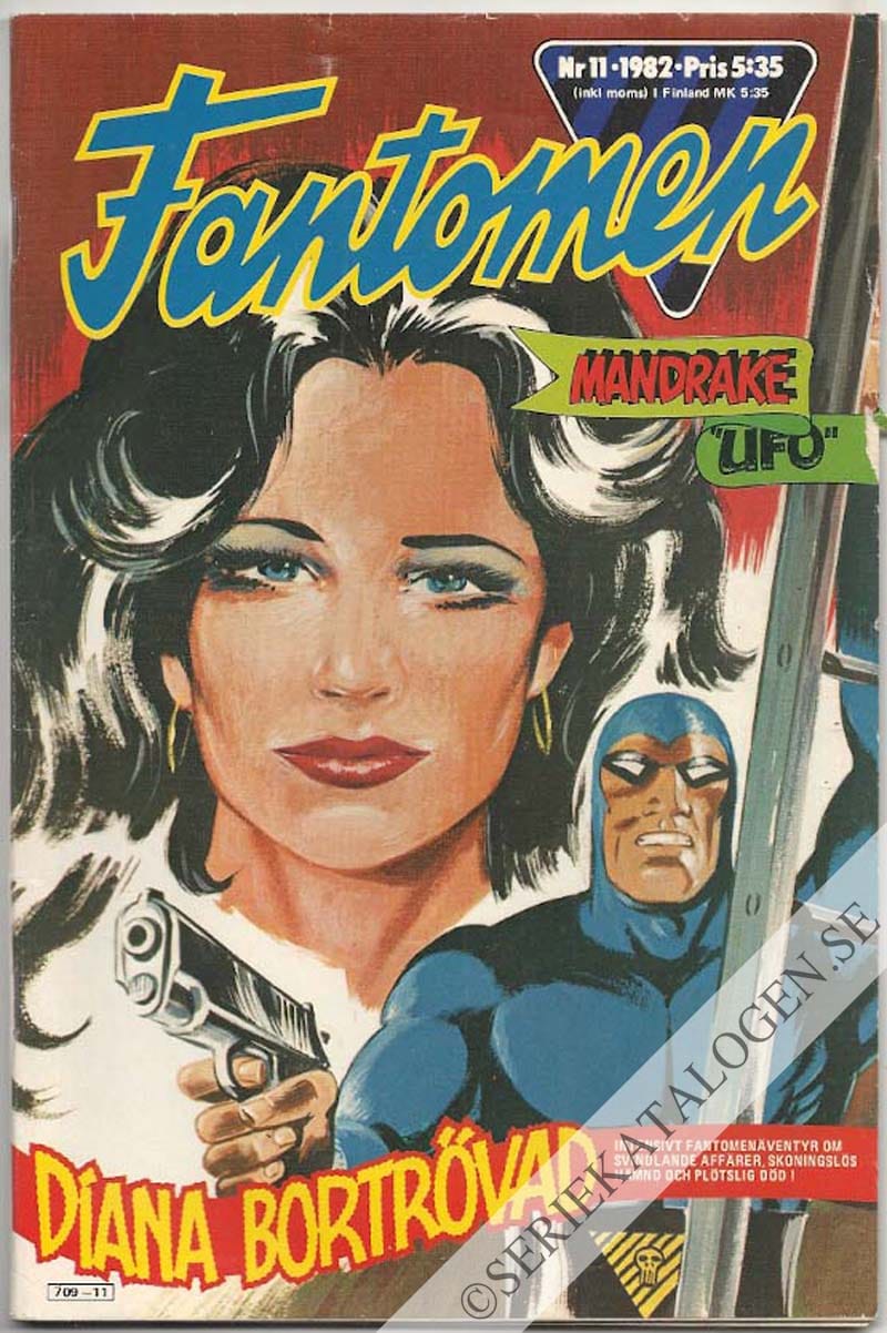 Framsida på Fantomen #11 (1982)