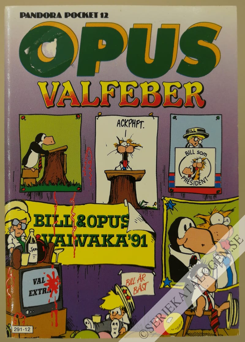 Framsida på Pandora pocket Opus - Valfeber (1991)