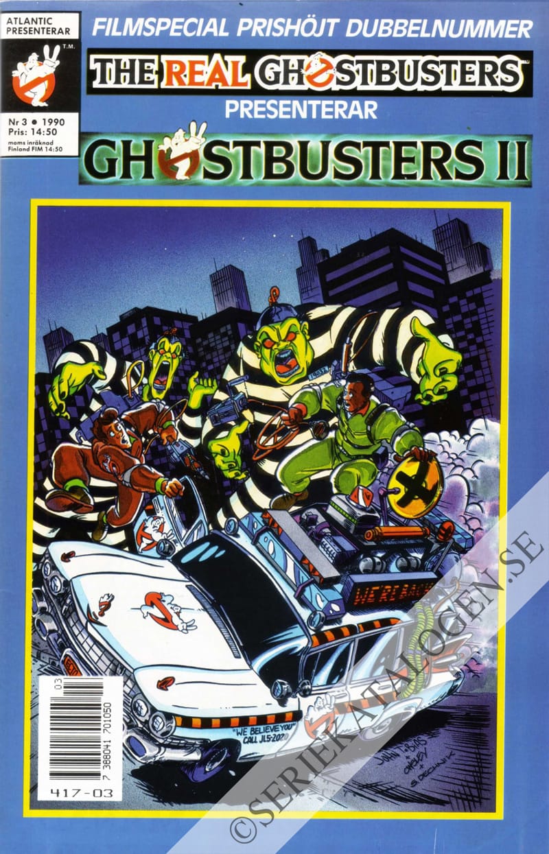 Framsida på The real Ghostbusters #3 (1990)