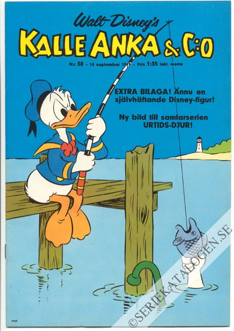 Framsida på Kalle Anka & C:o #38 (1969)